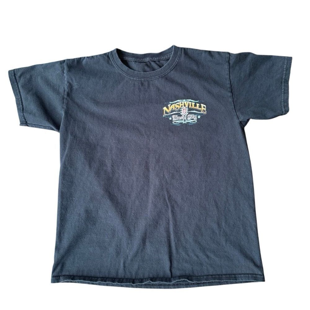 Nashville Music City Tee Cropped Black